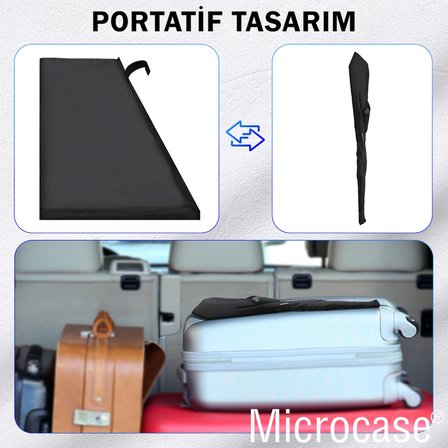 Microcase Elektrikli Araçlar için Şarj Soket Yağmurluk Yağmur Toz Koruma Brandası Gümüş 2 Adet AL5424