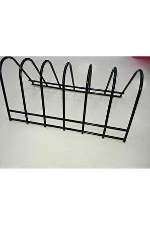 6 bölmeli siyah tabak organi