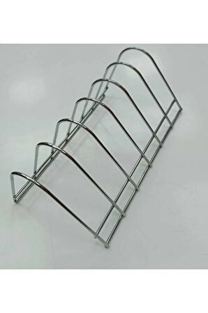 metal gümüş ferforje tabaklık- tabak standı