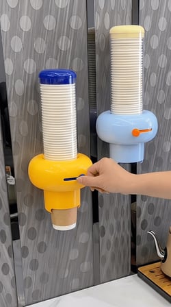 Kendinden Yapışkanlı Karton Bardak Dispenseri – Plastik Bardak Tutucu Duvara Monte Pratik Su Sebili Bardaklık