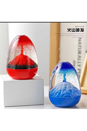 volkanik figürlü kum fırtınası ev ofis dekoratif obje volkanik hediyelik