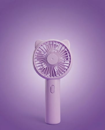 Taşınabilir Şarjlı Mini Fan USB Vantilatör Sessiz Güçlü El Tipi Yazlık Portatif Serinletici