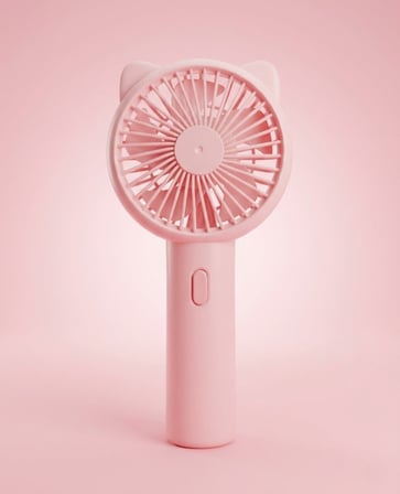 Taşınabilir Şarjlı Mini Fan USB Vantilatör Sessiz Güçlü El Tipi Yazlık Portatif Serinletici