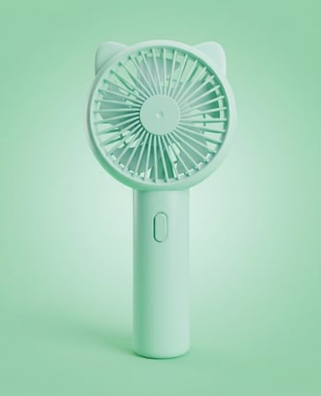 Taşınabilir Şarjlı Mini Fan USB Vantilatör Sessiz Güçlü El Tipi Yazlık Portatif Serinletici
