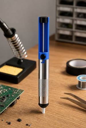 Metal Lehim Pompası Yüksek Emişli Vakumlu Lehim Sökme Aparatı PCB Devre Kartı Tamir Aleti