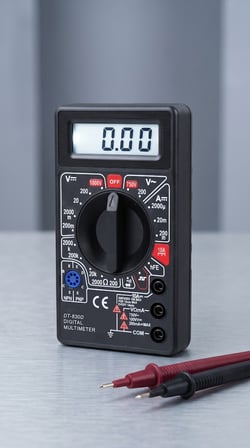 DT830D Dijital Multimetre Avometre Voltaj Akım Direnç Ölçer Elektrik Elektronik Ölçü Aleti Diyot Test Cihazı