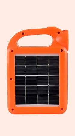 Solar Şarjlı Kamp Feneri – 2x18650 Pilli 3 Modlu El Feneri Telefon Şarj Özellikli Çadır Lambası