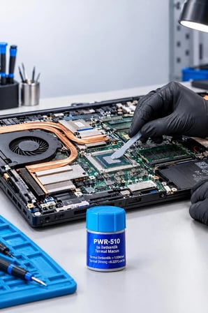 PWR-510 Termal Macun – Elektronik Cihazlar ve İşlemci Soğutma Bakımı