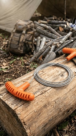 Taşınabilir Tel Testere Kamp Survival Cep Testeresi Paslanmaz Çelik Odun Ahşap Ağaç Plastik Kesici Outdoor El Aleti