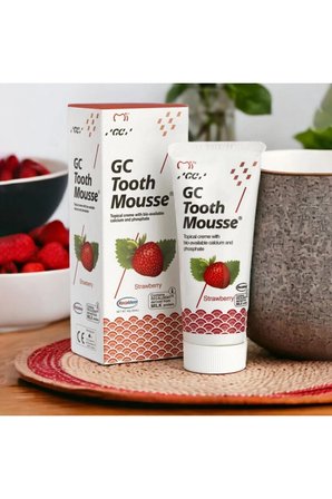 Tooth Mousse Çilek - Diş Minesi Koruyucu Kremi - Çilekli