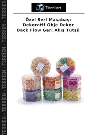 Özel Seri Masabaşı Dekoratif Obje Dekor Back Flow Geri Akış Tütsü