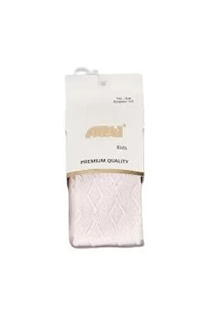 Meara Kız Kabartma Külotlu Çorap  Asorti