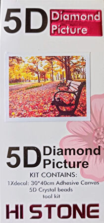 Boncuklu Goblen 5d Taşlı Mozaik Elmas Goblen Diamond Picture Kıt 30x40 Tamamı Yuvarlak Boncuklu