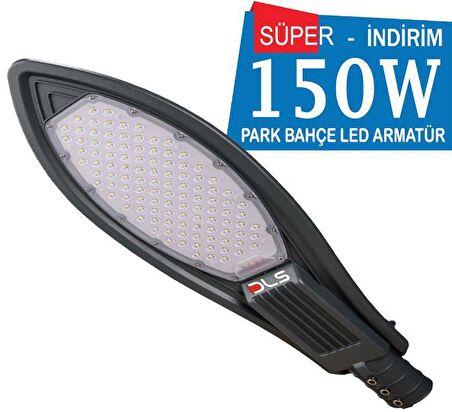 150W Led Yol Sokak Armatür DLS Park Bahçe Çevre Site Bina Dış Mekan Lamba Aydınlatma Ledli Sokak Armatürü