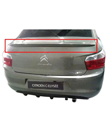 CİTROEN C-ELYSEE FİBER KALIN SPOİLER (( BEYAZ BOYALI ))
