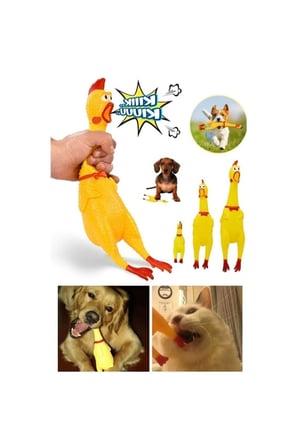 1 Adet Ses Çıkaran Tavuk Oyuncağı – 30 CM Kedi Ve Köpek İçin Oyuncak, Squeaky Pet Toy, Hayvan Figürlü