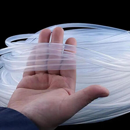 DYZER Gıda Sınıfı Silikon Hortum 3x6 5 metre (İç Çap: 3 mm Dış Çap: 6 mm)