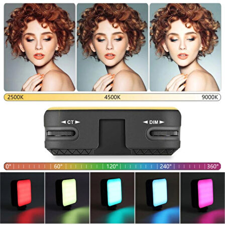 Gdx 64 Rgb Led Mıknatıslı Mobil Video Işığı