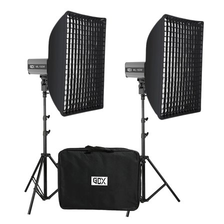 GDX ML150W BiColor LED Video Işığı Çantalı Bowens Mount Profesyonel Sürekli Işık