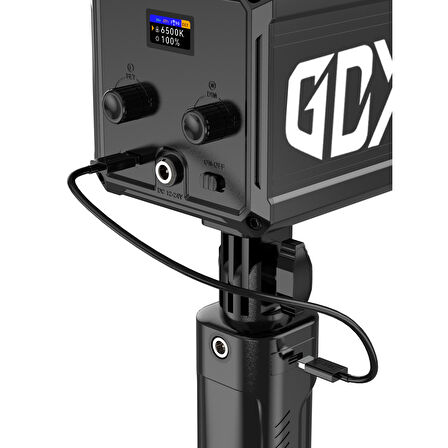 Gdx ML60W Bicolor Video Led Sürekli Işık + El Tipi Powerbank Tripod Batarya