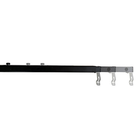 GDX Kumaş - Seyyar Vesikalık Siyah Renk Fon Perde 190x400 cm