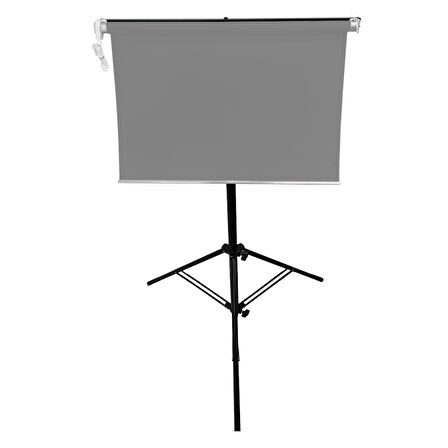 GDX Kumaş - Seyyar Vesikalık Gri Renk Fon Perde 135x200 cm