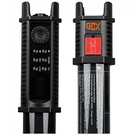 Gdx TB-80 RGB 45W Youtube Canlı Yayın Arka Plan Renkli Dolgu Işığı Led Tüp Işık (Uzunluk: 80 cm)