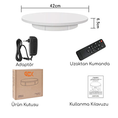 GDX TUTA-42 42 cm Turn Table - Döner Stand - Döner Tabla