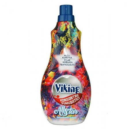 Viking Allstar Konsantre 60 Yıkama Yumuşatıcı 1.44 lt 6'lı