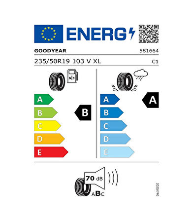 Goodyear 235/50R19 103V Efficientgrıp 2 Suv XL FP Yaz Lastiği 2023