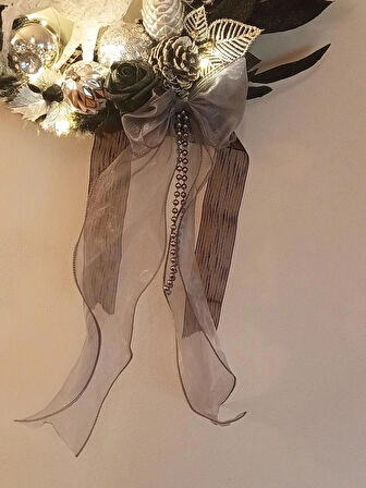 IŞIKLI,GEYİK FİGÜRLÜ YENİYIL KAPI ÇELENGİ,ÜCRETSİZ TESLİMAT