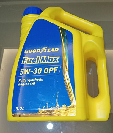 GOODYEAR FUEL MAX 5W30 - PARTİKÜL 3,2 LİTRE MOTOR YAĞI PARÇA NO : GDY 301002