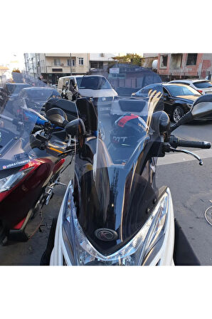 Kymco G Dink 150 250i Siperlik Ön Cam 2013 Model 66cm Açıkfüme Renkli 4mm
