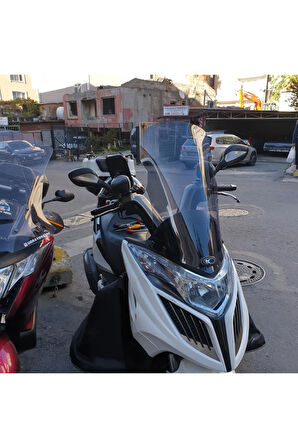 Kymco G Dink 150 250i Siperlik Ön Cam 2013 Model 66cm Açıkfüme Renkli 4mm