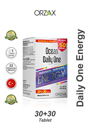 Ocean Daily One Energy 1+1 (30+30) Tablet
