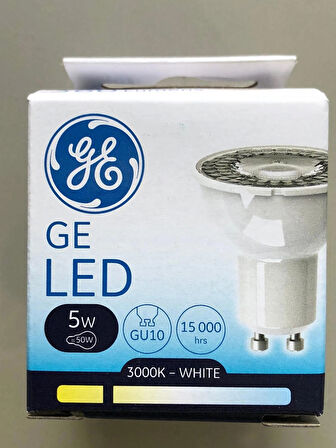 4 ADET GENERAL ELC. GU 10 LED SPOT 5W 360LÜMEN 3000 KELVİN SARI  15.000 SAAT