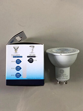 4 ADET GENERAL ELC. GU 10 LED SPOT 5W 360LÜMEN 3000 KELVİN SARI  15.000 SAAT