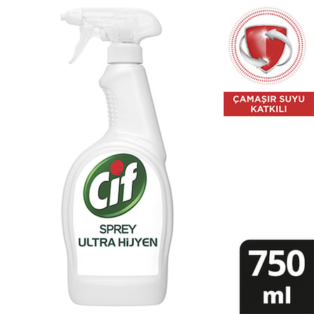 Cif Ultra Hijyen Sprey Çamaşır Suyu Katkılı