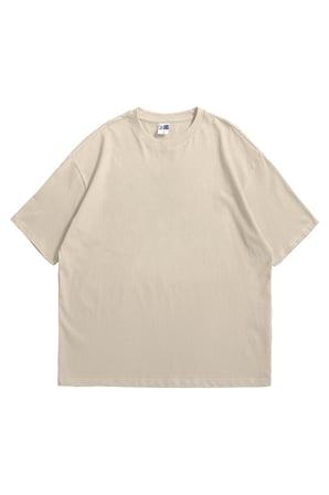 Unisex Krem Oversize T-Shirt - One Piece Gear5 Anime Baskılı %100 Pamuklu Bisiklet Yaka Tişört