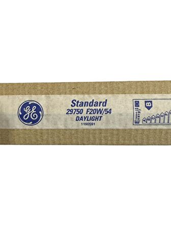 General Electric 20W/54 Günışığı G13 Duylu Floresan (4 Adet)