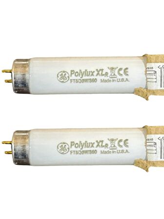 General Electric Polylux XLR 30W 860 6400K (Beyaz Işık) G13 Duylu T8 Floresan (2 Adet)