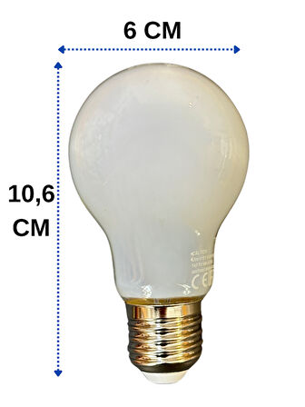 General Electric 8W 2700K (Sarı Işık) E27 Duylu Led Cam Ampul