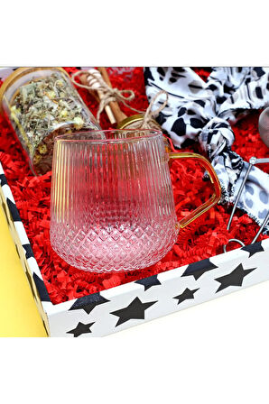 2li Altın Kulplu Kahve & Çay Bardağı 350 Ml