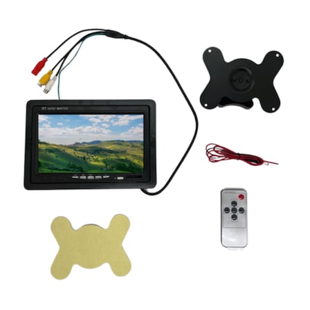 Viva 7 Inç Tft LCD Güvenlik Kamera Monitörü Hd Görüntü Destekli Masaüstü Ekran