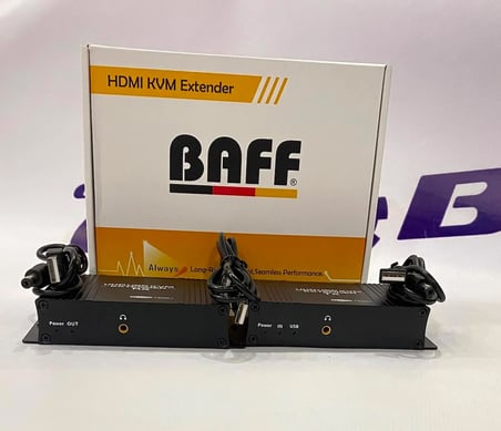 Baff 4K 120M 4K Kvm Hdmi Extender (120 Metre Tek Cat6 Kablo İle Ultra Hd Görüntü Ve Kontrol Uzatıcı)