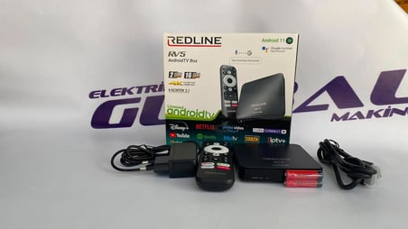 Redline Rv5 Lisanslı 4K Ultra Hd Android 11 Tv Box Medya Oynatıcı