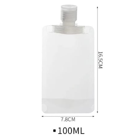 3 Adet 100Ml Krem Şampuan Kabı Tekrar Kullanılabilir Set