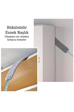 Set Üçgen Camsil Duvar Yüzey Cam Silme Aparatı Mop Mikrofiber Mikrofiber Toz Alma Baş Aparatı