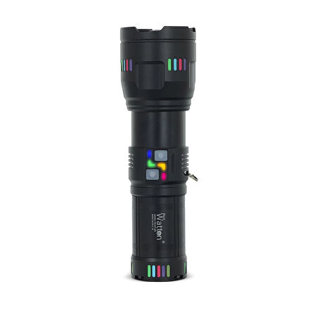 Lazer Etkili Profesyonel El Feneri  Wt-631- 30,000 Lümen