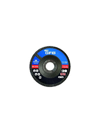 Gfb 2322 Zirkonyum 115X60 Mm Flap Disk Zımpara - 10 Adet